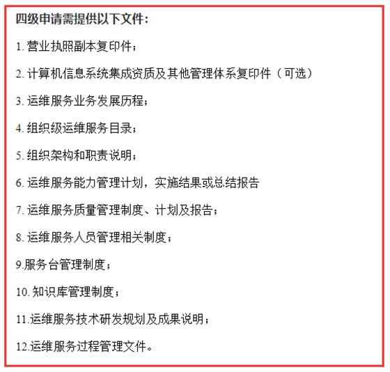 深圳企業(yè)做ITSS認(rèn)證需提供這12項(xiàng)資料，否則不予通過！