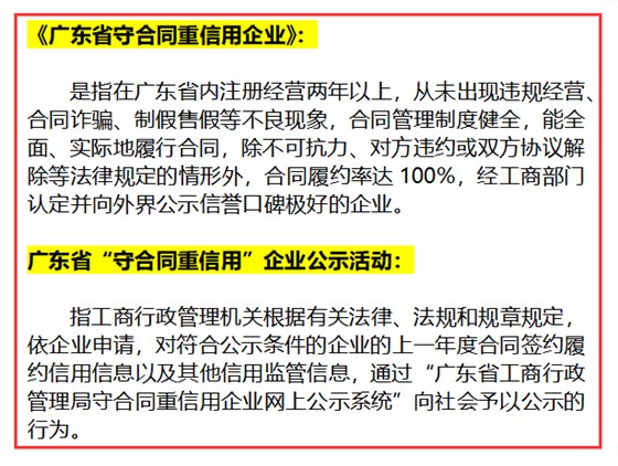 原來(lái)守合同重信用企業(yè)是這個(gè)意思，你知道嗎？
