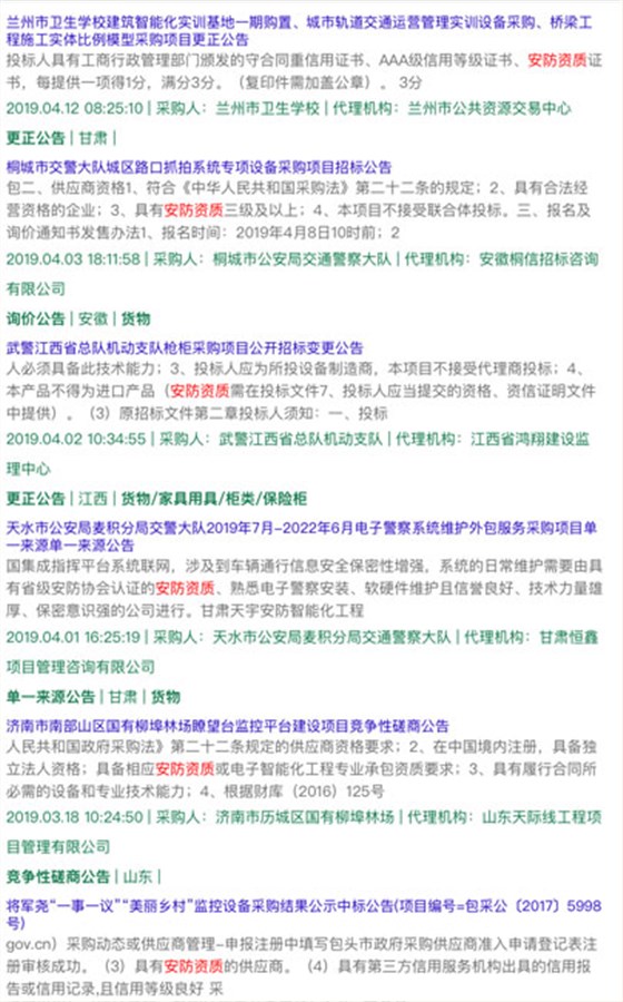 做安防資質(zhì)認(rèn)證能接怎樣的項(xiàng)目？有作用嗎？能中標(biāo)嗎？