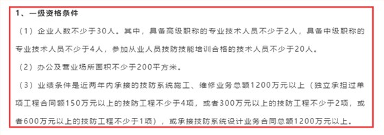 安防資質一級是不是沒有企業申報？是不是很難認證成功？