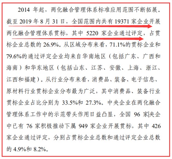 截止8月底，開展兩化融合貫標的企業(yè)數(shù)量將近2萬家！