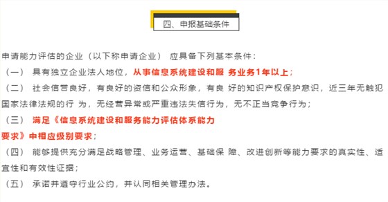 新集成資質申報5大基礎條件，值得掌握！建議收藏！