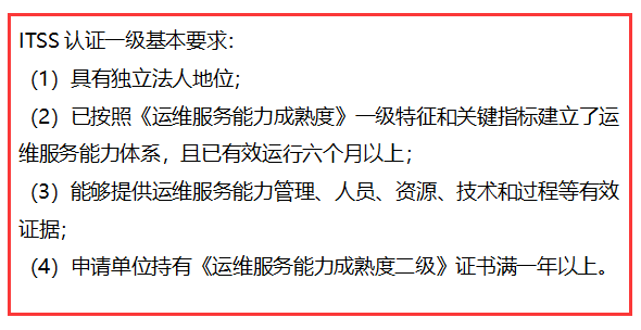 ITSS認證一級申報條件有哪些？我們可以申報嗎？卓航來支招！